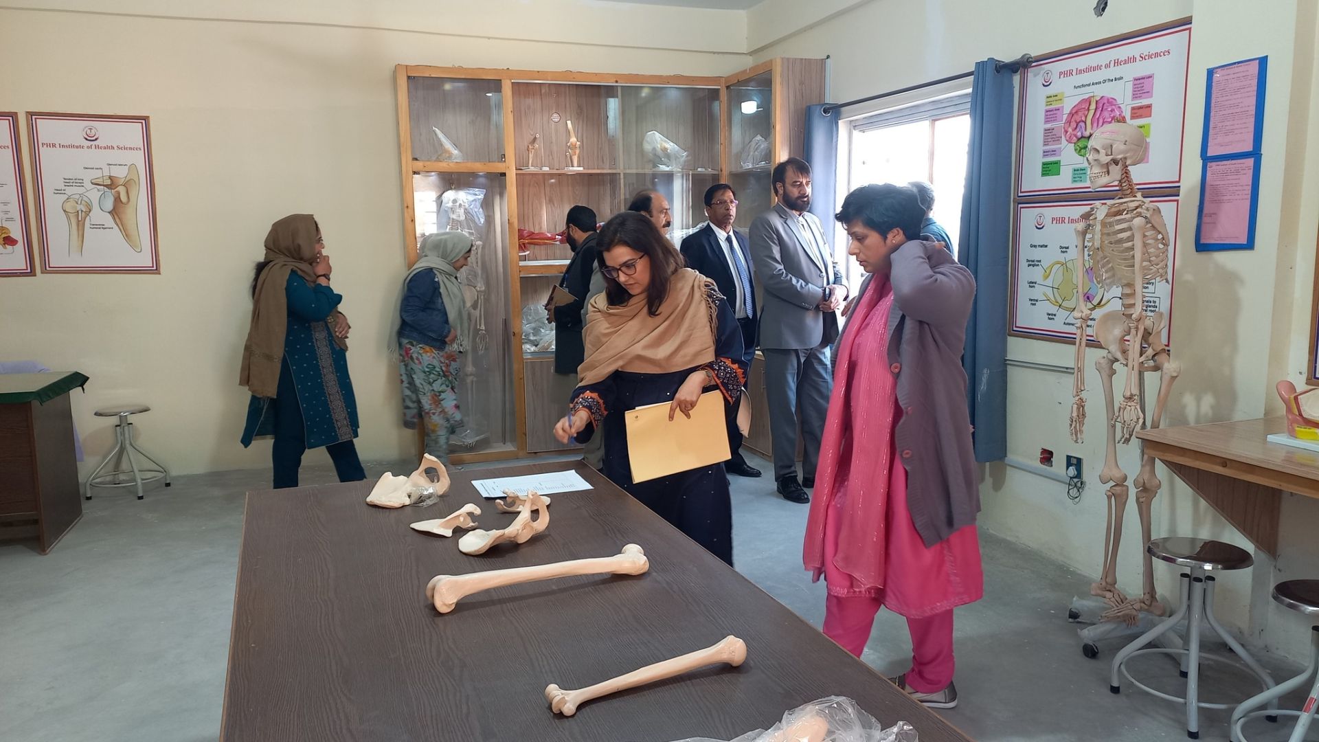 PHR practical training — anatomy lab
